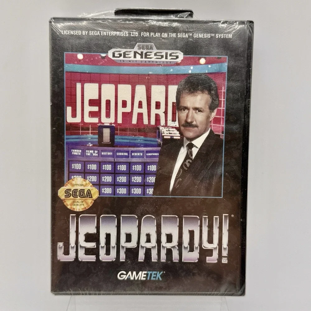 Jeopardy Sega Genesis BRAND NEW FACTORY SEALED‎